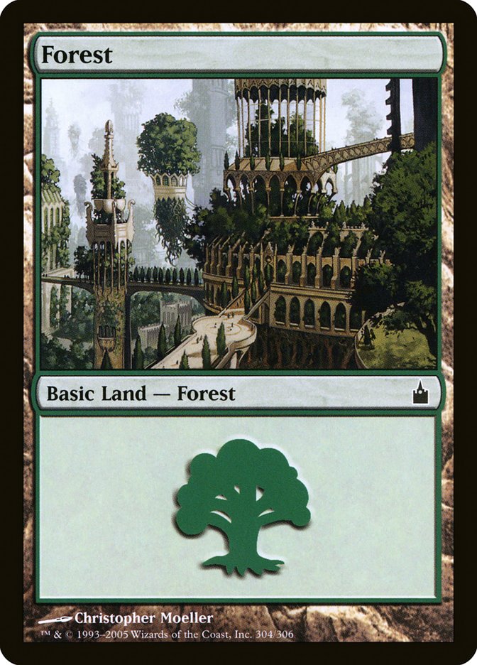 Forest (304) [Ravnica: City of Guilds] | Clutch Gaming