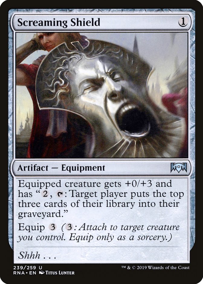 Screaming Shield [Ravnica Allegiance] | Clutch Gaming