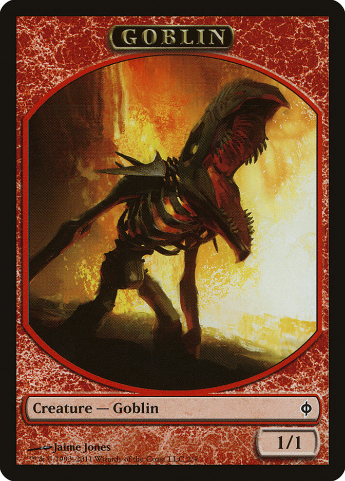 Goblin Token [New Phyrexia Tokens] | Clutch Gaming