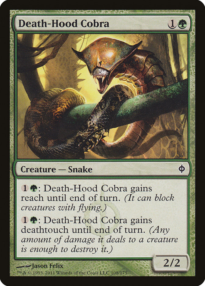 Death-Hood Cobra [New Phyrexia] | Clutch Gaming