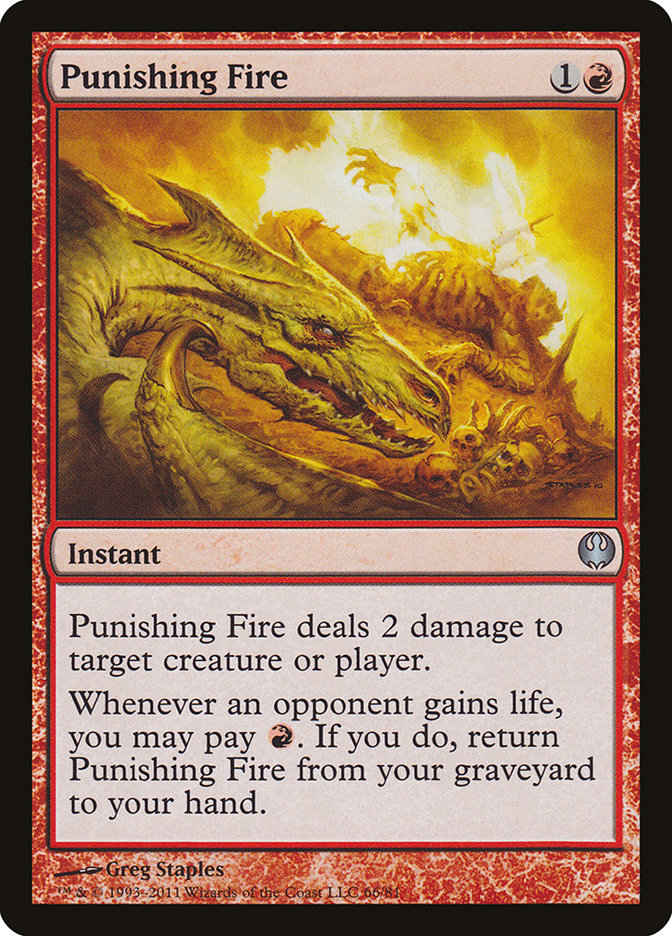 Punishing Fire [Duel Decks: Knights vs. Dragons] | Clutch Gaming