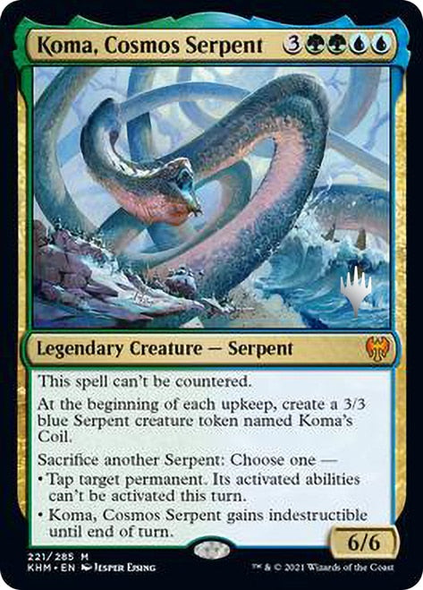 Koma, Cosmos Serpent (Promo Pack) [Kaldheim Promos] | Clutch Gaming