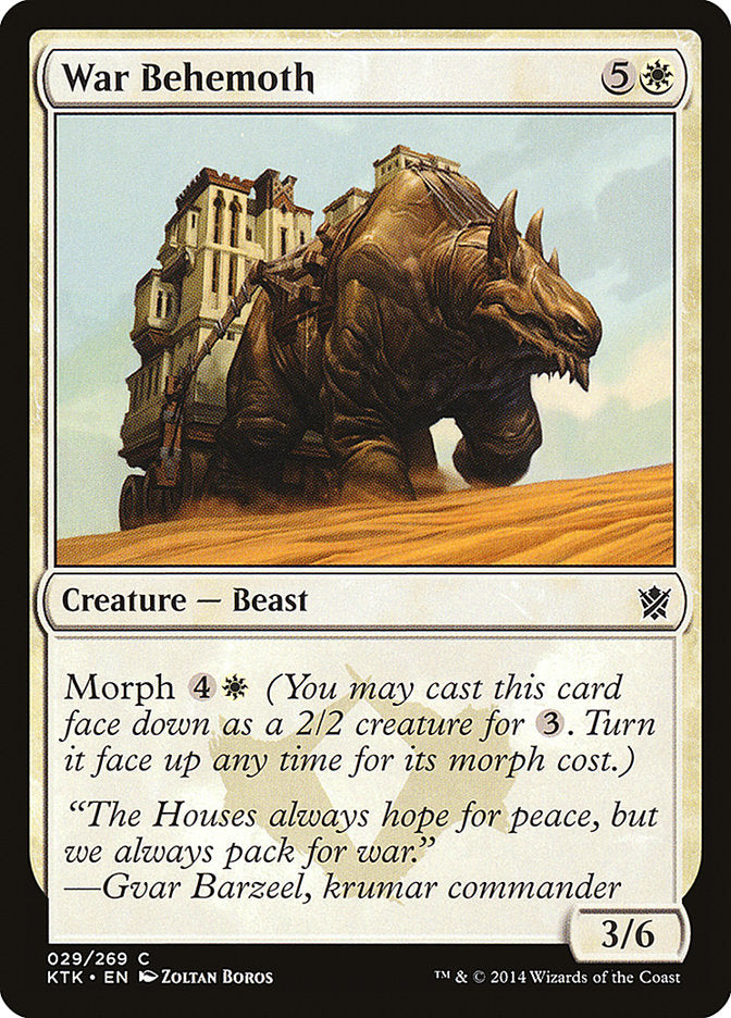 War Behemoth [Khans of Tarkir] | Clutch Gaming