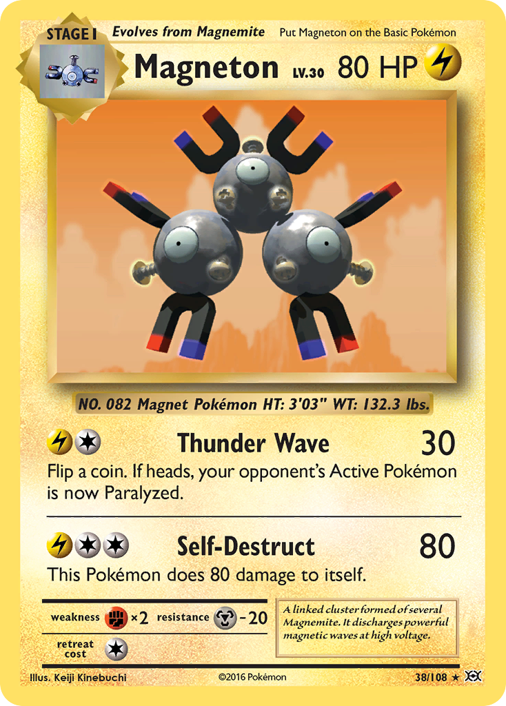 Magneton (38/108) [XY: Evolutions] | Clutch Gaming