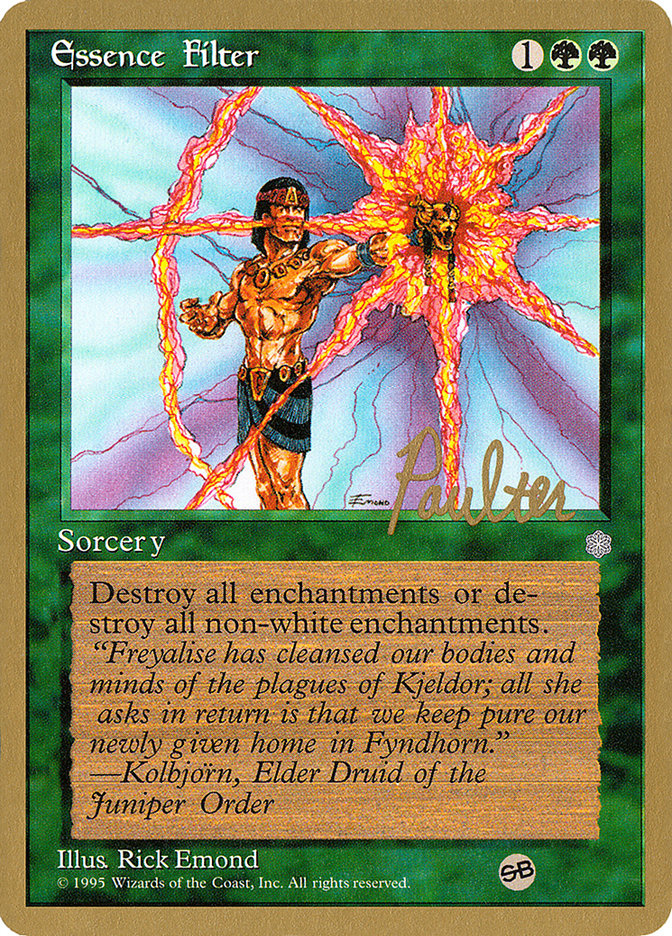 Essence Filter (Preston Poulter) (SB) [Pro Tour Collector Set] | Clutch Gaming