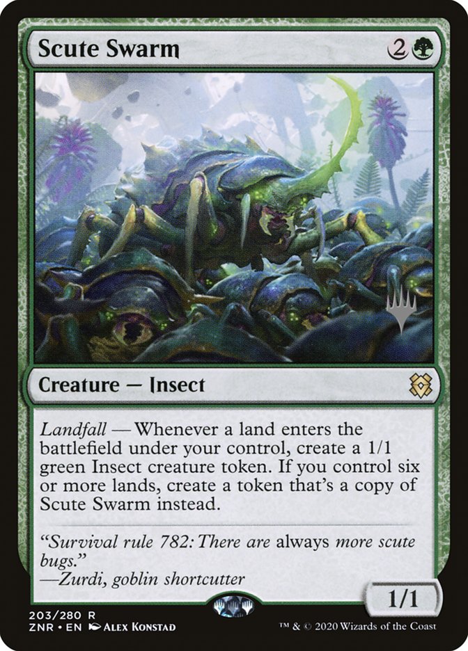 Scute Swarm (Promo Pack) [Zendikar Rising Promos] | Clutch Gaming