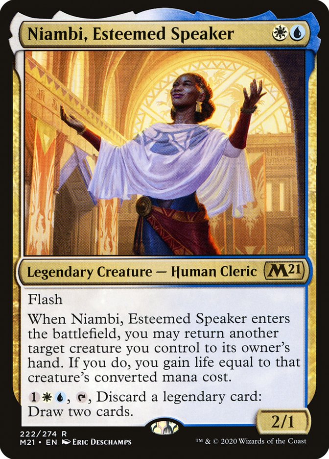 Niambi, Esteemed Speaker [Core Set 2021] | Clutch Gaming