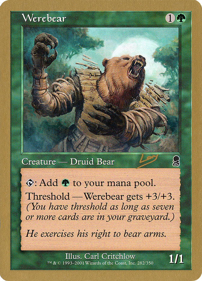 Werebear (Raphael Levy) [World Championship Decks 2002] | Clutch Gaming