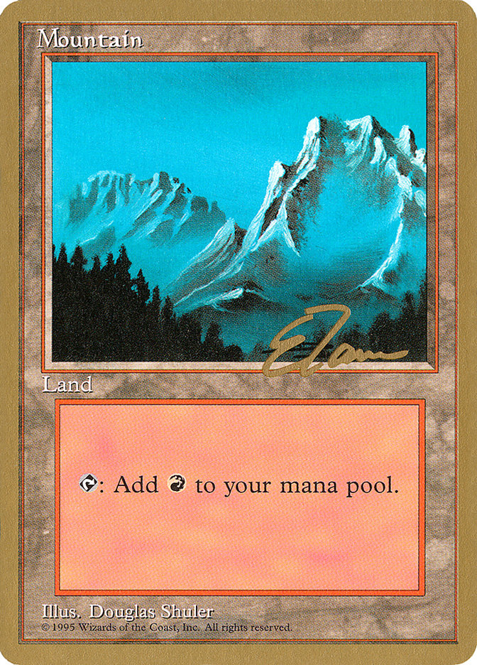 Mountain (et374) (Eric Tam) [Pro Tour Collector Set] | Clutch Gaming