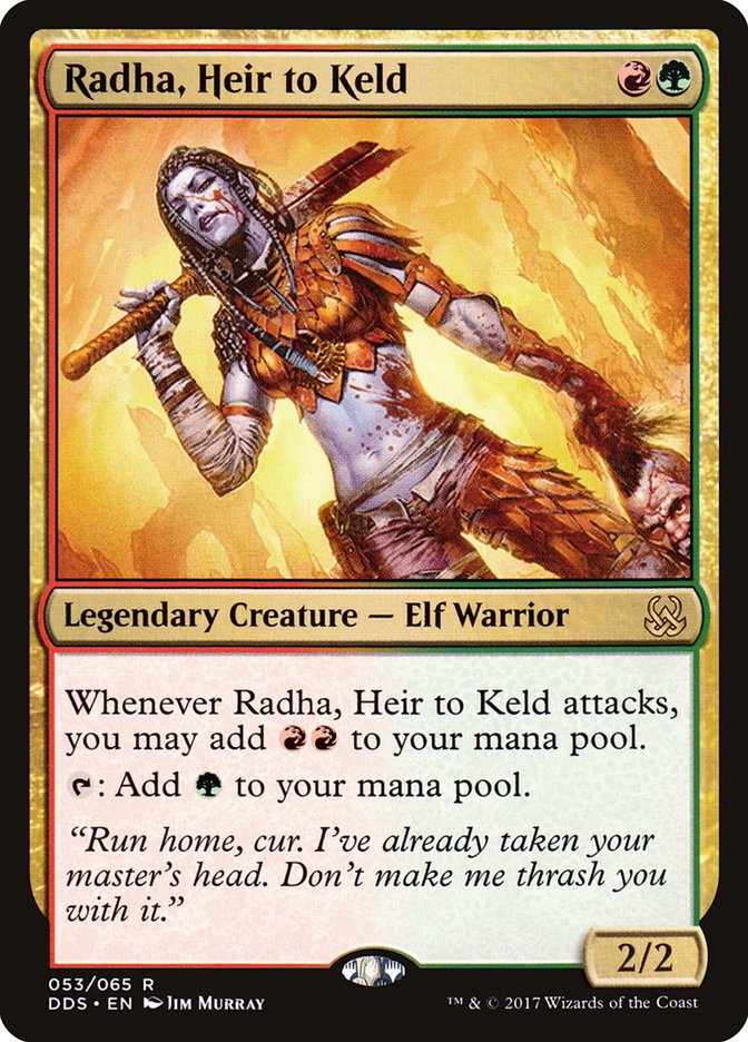 Radha, Heir to Keld [Duel Decks: Mind vs. Might] | Clutch Gaming