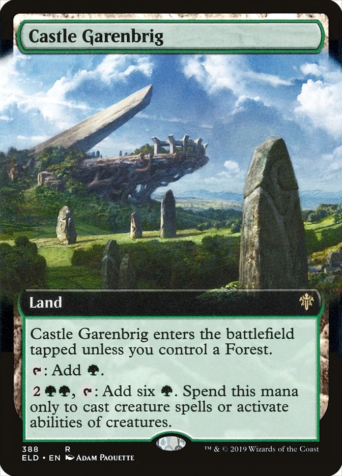 Castle Garenbrig (Extended Art) [Throne of Eldraine] | Clutch Gaming