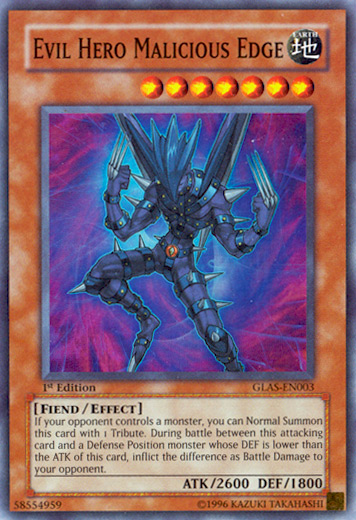 Evil Hero Malicious Edge [GLAS-EN003] Super Rare | Clutch Gaming