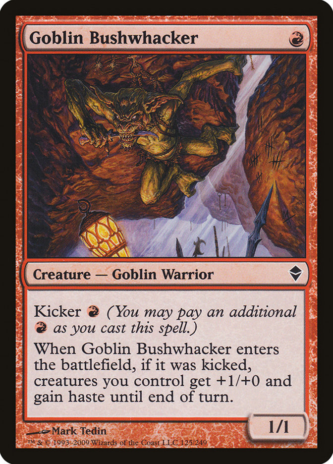 Goblin Bushwhacker [Zendikar] | Clutch Gaming