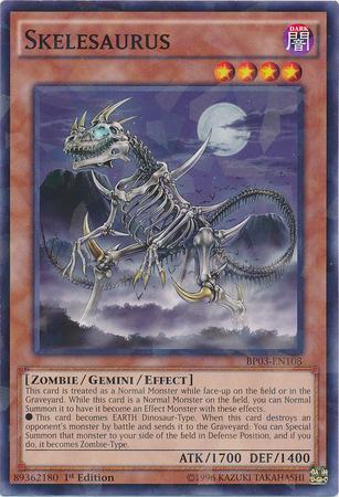 Skelesaurus [BP03-EN108] Shatterfoil Rare | Clutch Gaming