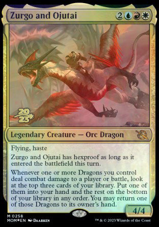 Zurgo and Ojutai [March of the Machine Prerelease Promos] | Clutch Gaming