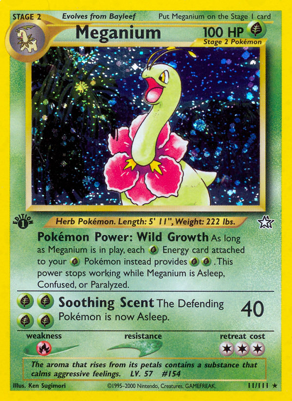 Meganium (11/111) [Neo Genesis 1st Edition] | Clutch Gaming