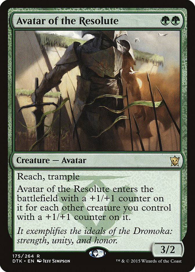 Avatar of the Resolute [Dragons of Tarkir] | Clutch Gaming