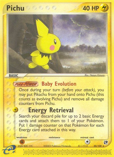 Pichu (20/100) [EX: Sandstorm] | Clutch Gaming