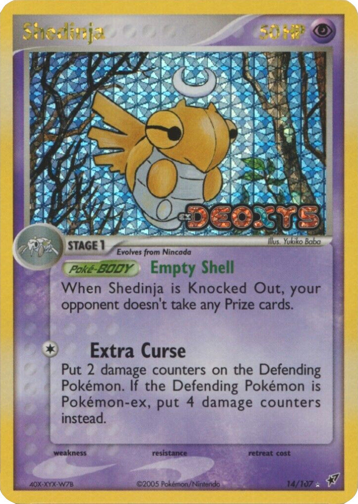 Shedinja (14/107) (Stamped) [EX: Deoxys] | Clutch Gaming