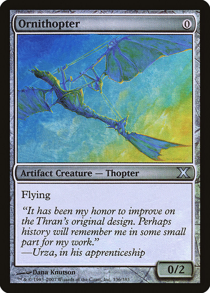 Ornithopter (Premium Foil) [Tenth Edition] | Clutch Gaming