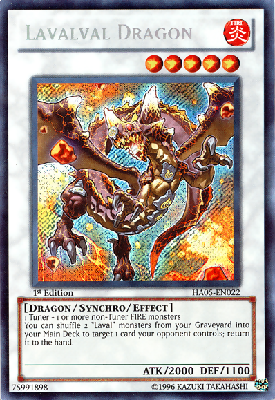 Lavalval Dragon [HA05-EN022] Secret Rare | Clutch Gaming