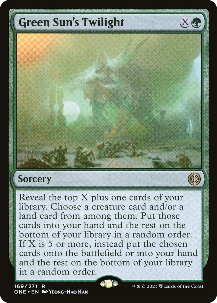 Green Sun's Twilight [Phyrexia: All Will Be One] | Clutch Gaming