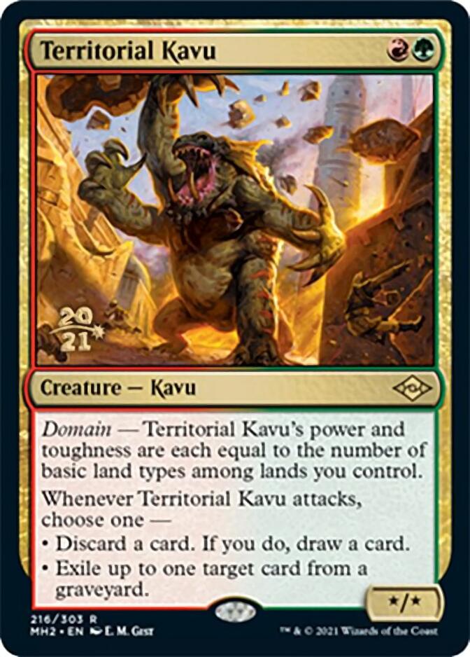 Territorial Kavu [Modern Horizons 2 Prerelease Promos] | Clutch Gaming