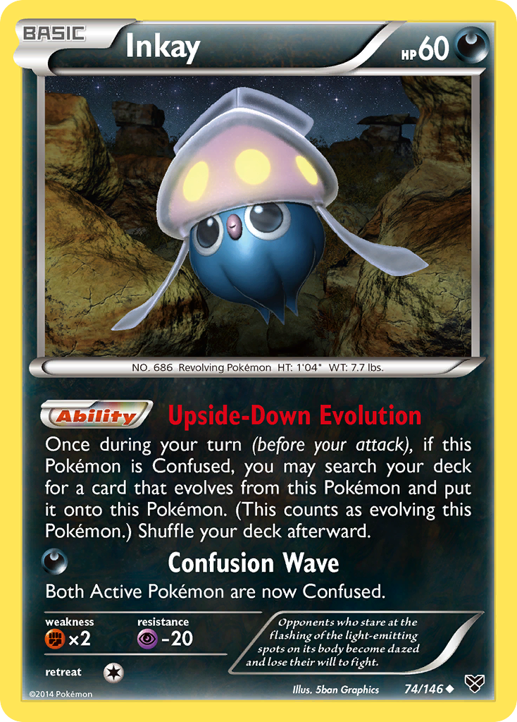 Inkay (74/146) [XY: Base Set] | Clutch Gaming