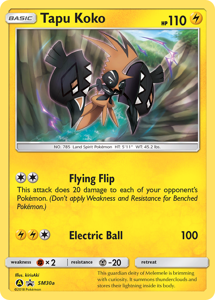 Tapu Koko (SM30a) [Sun & Moon: Black Star Promos] | Clutch Gaming