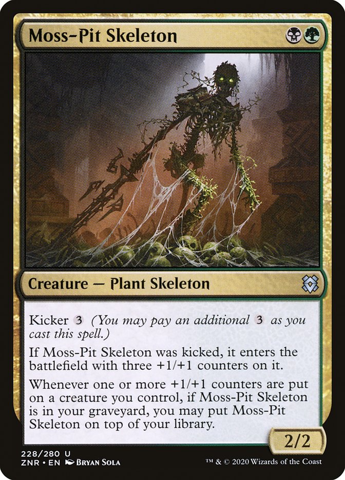 Moss-Pit Skeleton [Zendikar Rising] | Clutch Gaming