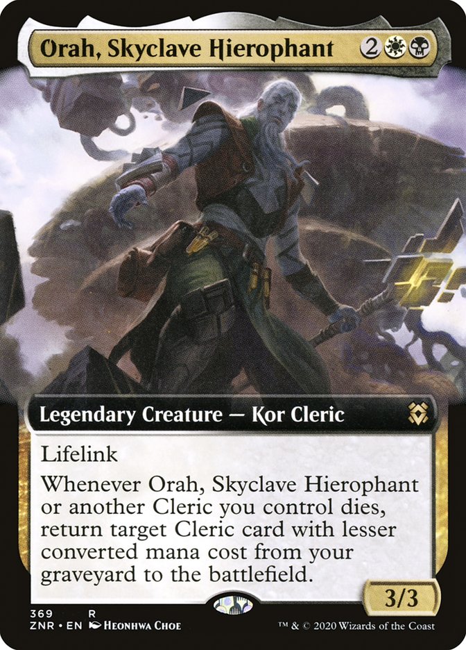 Orah, Skyclave Hierophant (Extended Art) [Zendikar Rising] | Clutch Gaming