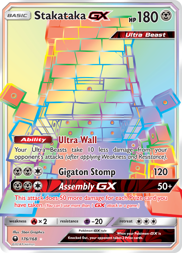 Stakataka GX (176/168) [Sun & Moon: Celestial Storm] | Clutch Gaming