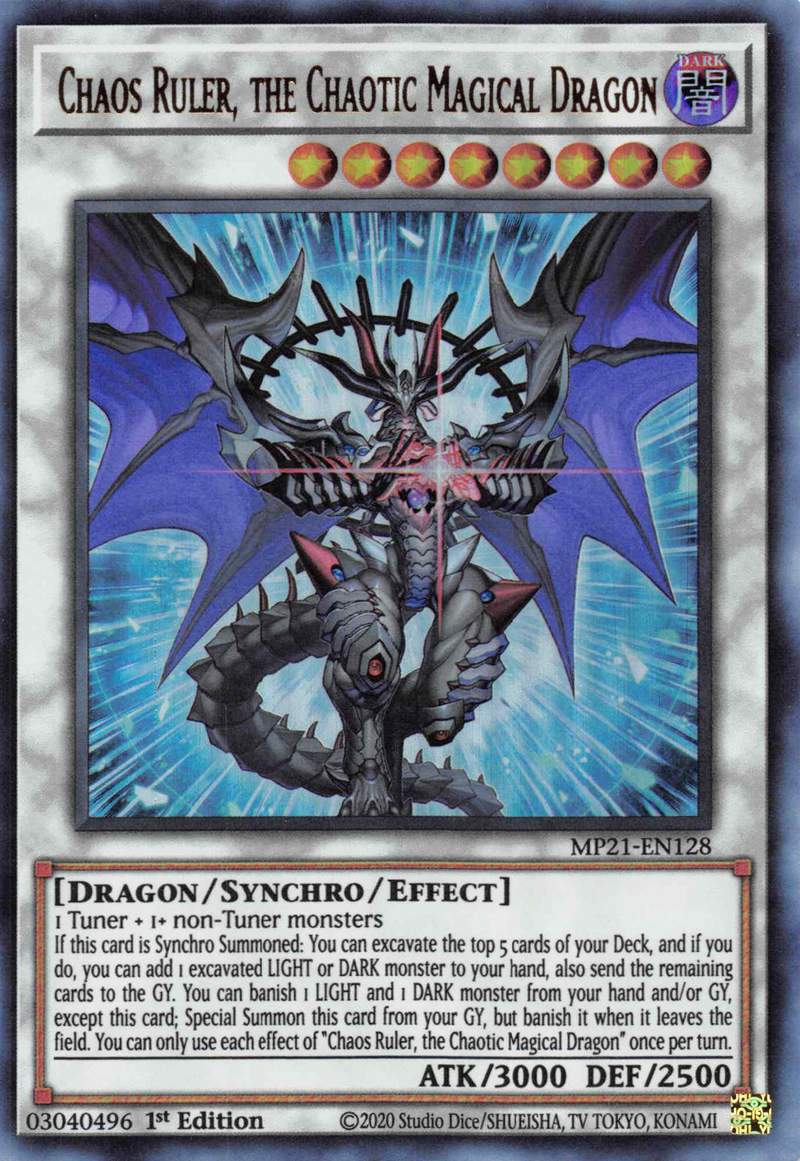 Chaos Ruler, the Chaotic Magical Dragon [MP21-EN128] Ultra Rare | Clutch Gaming