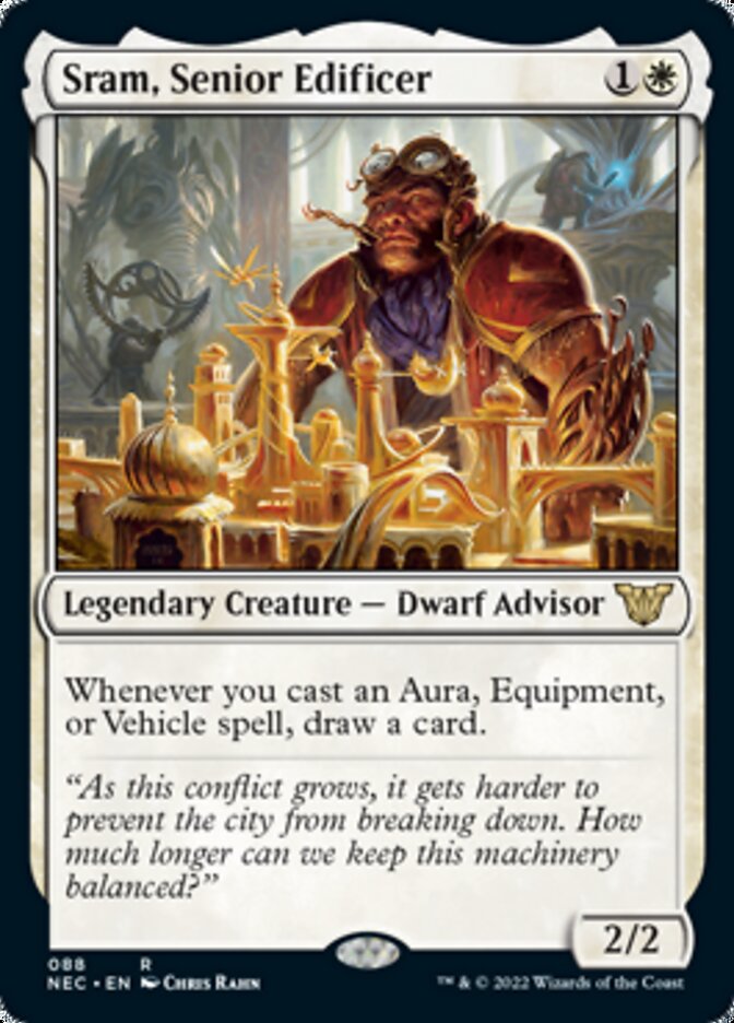 Sram, Senior Edificer [Kamigawa: Neon Dynasty Commander] | Clutch Gaming