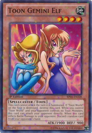 Toon Gemini Elf [BP01-EN128] Starfoil Rare | Clutch Gaming