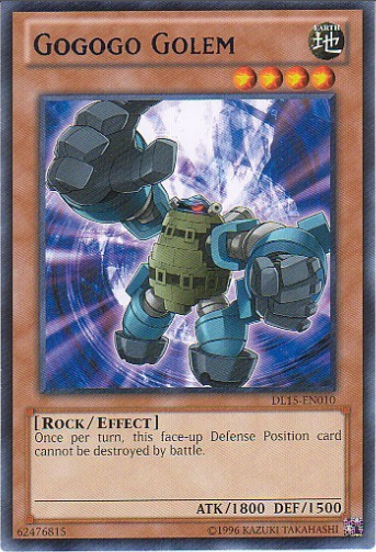 Gogogo Golem (Blue) [DL15-EN010] Rare | Clutch Gaming