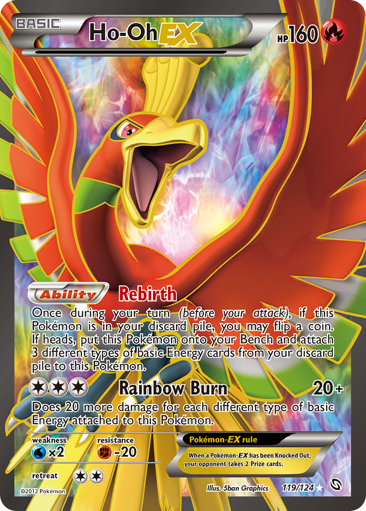 Ho-Oh EX (119/124) [Black & White: Dragons Exalted] | Clutch Gaming