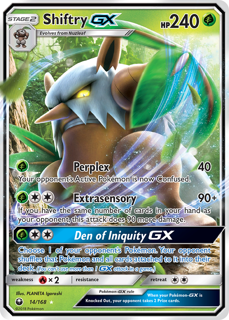 Shiftry GX (14/168) [Sun & Moon: Celestial Storm] | Clutch Gaming