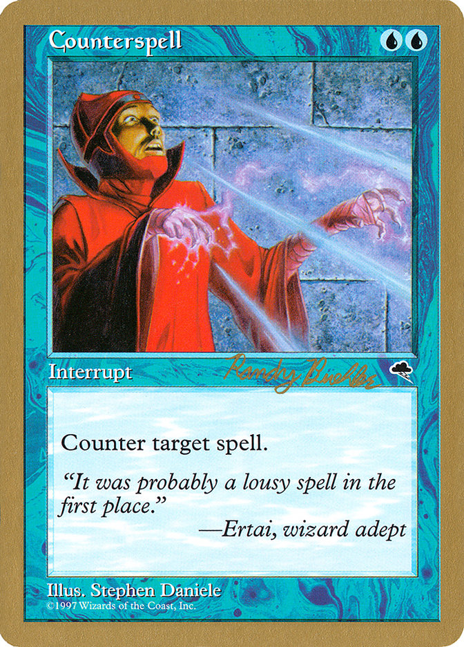 Counterspell (Randy Buehler) [World Championship Decks 1998] | Clutch Gaming