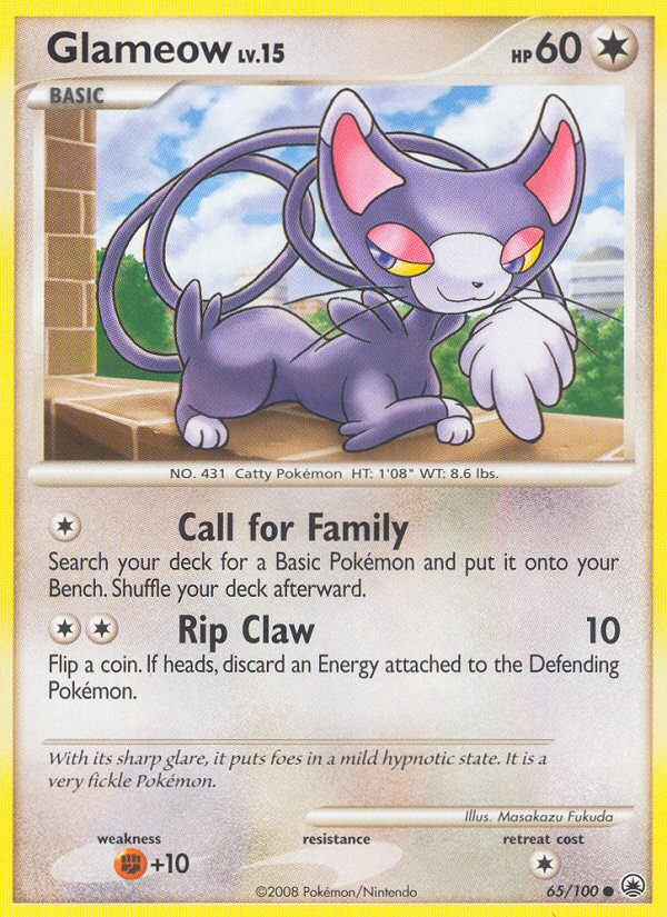 Glameow (65/100) [Diamond & Pearl: Majestic Dawn] | Clutch Gaming