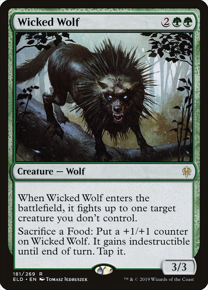 Wicked Wolf [Throne of Eldraine] | Clutch Gaming