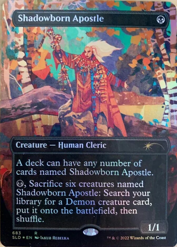 Shadowborn Apostle (Borderless) (683) [Secret Lair Drop Promos] | Clutch Gaming