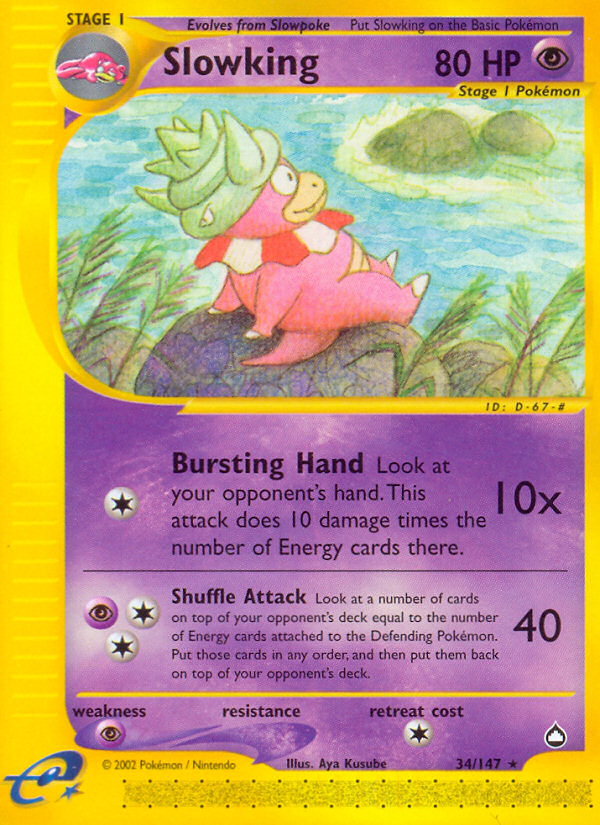 Slowking (34/147) [Aquapolis] | Clutch Gaming