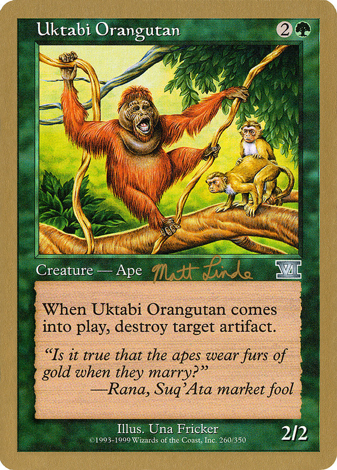 Uktabi Orangutan (Matt Linde) [World Championship Decks 1999] | Clutch Gaming