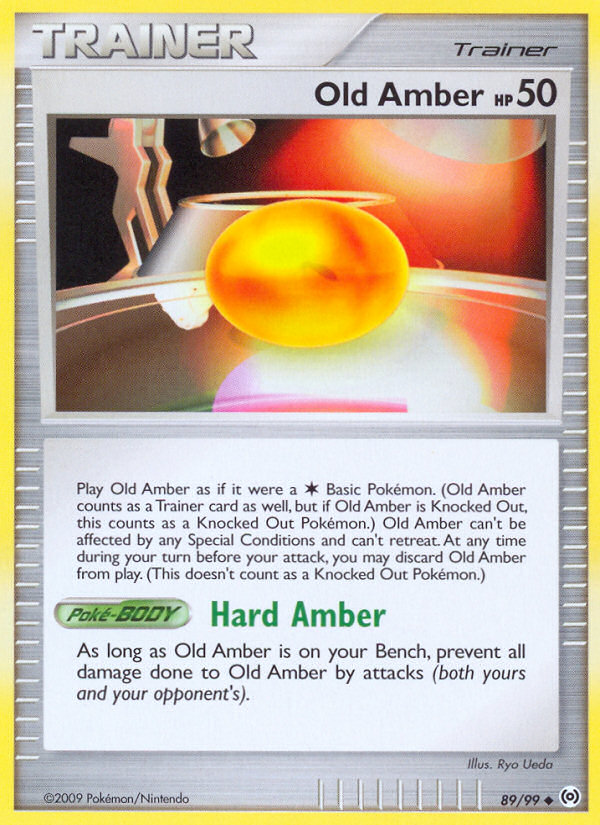 Old Amber (89/99) [Platinum: Arceus] | Clutch Gaming