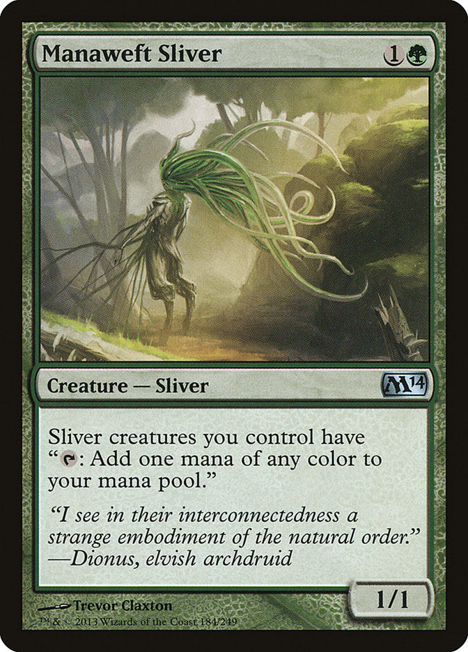 Manaweft Sliver [Magic 2014] | Clutch Gaming