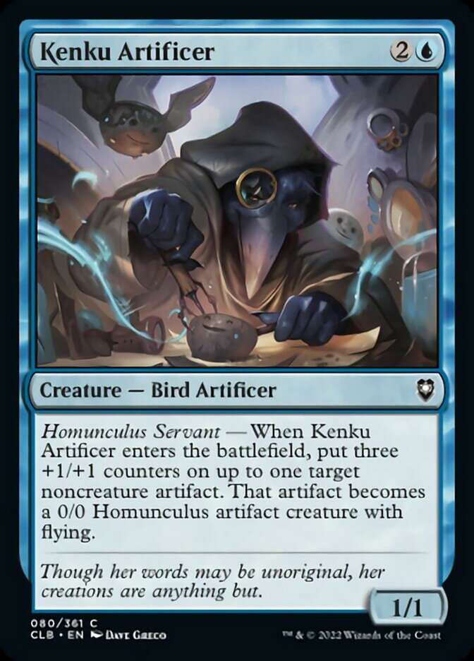 Kenku Artificer [Commander Legends: Battle for Baldur's Gate] | Clutch Gaming