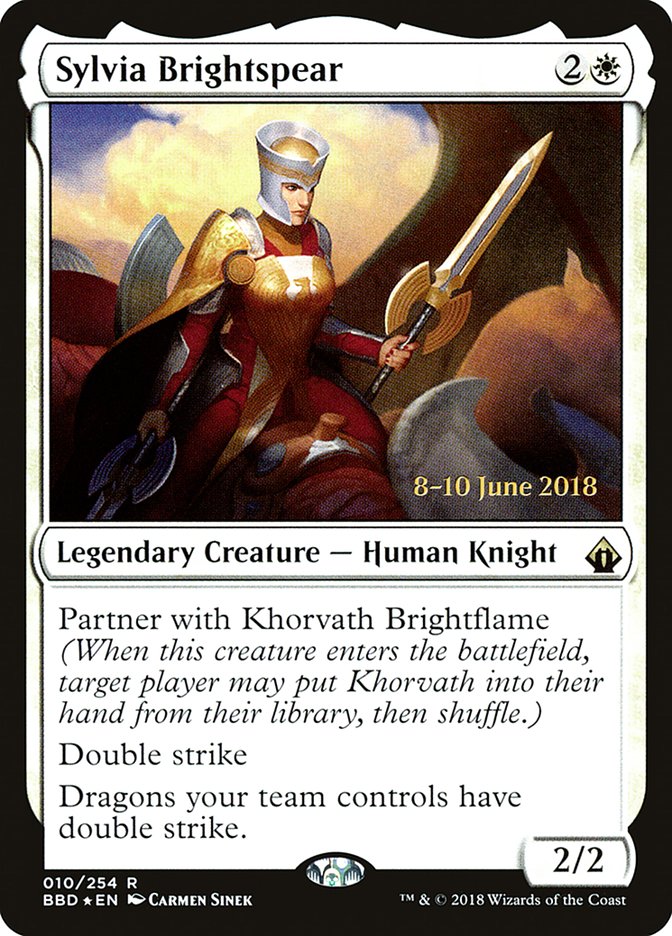 Sylvia Brightspear [Battlebond Prerelease Promos] | Clutch Gaming