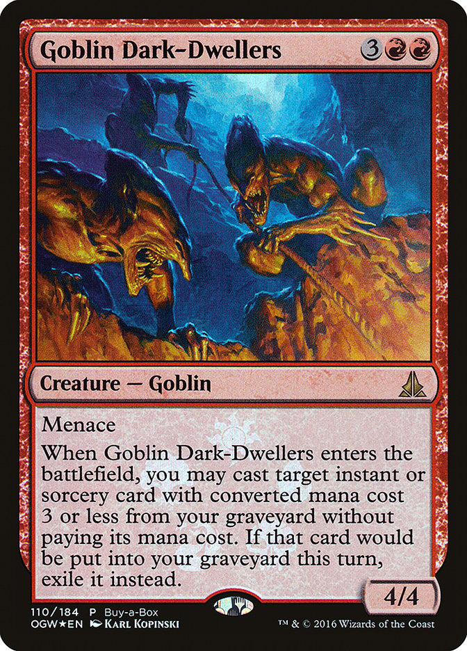 Goblin Dark-Dwellers (Buy-A-Box) [Oath of the Gatewatch Promos] | Clutch Gaming