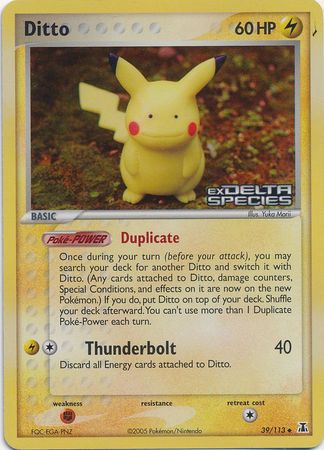 Ditto (39/113) (Stamped) [EX: Delta Species] | Clutch Gaming